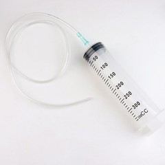 60-350ML Reusable Big Large Plastic Hydroponics Nutrient Measuring Syringe