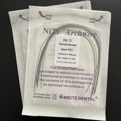 20 Packs Dental Orthodontic Thermal Activated Niti Arch Wires Round Natural
