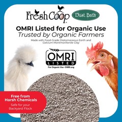 Progressive Planet Fresh Coop Dust Bath for Chicken Preening, 20lbs