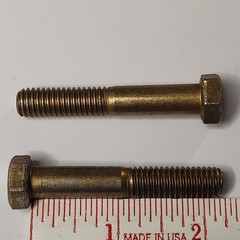 (Qty 25) 3/8-16 x 2-1/4″ Hex Head Cap Screws Bolts Grade 8 Yellow Zinc PT Course