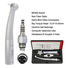 BEING Dental Handpiece Fiber Optic High Speed KaVo Coupler 4 Hole 6 Pin LED