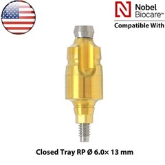 Dental fits Nobel Active NP/RP Impression Transfer Coping Open Close Tray Analog