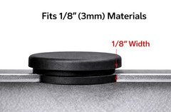 Solid Rubber Grommet without Hole 1 1/2″ Panel Hole Plug Fits 1/8″ Materials