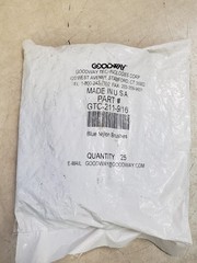Goodway GTC-211-9/16 Tube Cleaning Brush, Blue Nylon, 9/16 (Bag of 25)