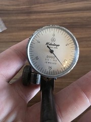 Mitutoyo 513-252 .0005″ Jeweled Dial Test Indicator Nice Made in Japan
