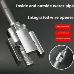 Integrated Internal & External Pipe Threading-Tool PVC Pipe Threader Cutting Kit