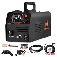 3 In1 HVM200 Semi-Automatic MMA Mig Welding Machine Inverter Welder Synergy Tool