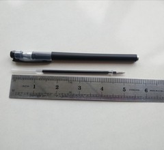 Bolígrafos de gel negros de 0,5 mm, tinta de gel premium y agarre cómodo