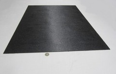 Black ABS Sheet 1/8″ (.125″) X 24″ X 36″ Haircell Textured One Side, 1 Unit