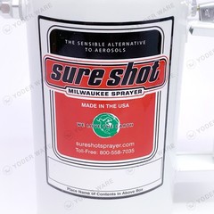 Milwaukee Sure Shot A1000 White Sprayer 32oz Steel Pressure Can NEW USA