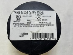 Southwire 50 ft. 14 White Solid CU THHN Wire 11580883