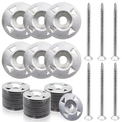 200 Pcs Foam Board Fasteners Kit Washers for Insulation Foam Board Panels 100…
