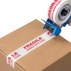 Aviditi Tape Logic 2 Inch x 110 Yard 2.2 Mil Red/White, Heavy Duty Packing Tape,