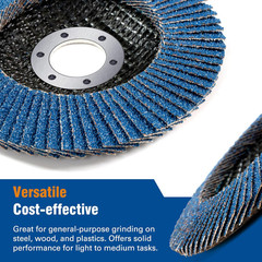20 Pack Zirconia Flap Discs 4 1/2 for Angle Grinder 40 Grit Flapper Wheel for Ru