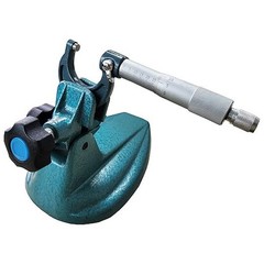 Precision Micrometer Holder Stand Base Cast Iron for 0-4″ Micrometers