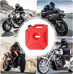 ✨5L Gas Fuel Tank Gas Can Oil Storage Can For ATV UTV Gokart Motorcycle Car SUV