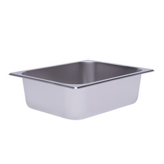 6 Pack 4″ Deep 1/2 Size Stainless Steel Steam Table Pans Hotel Food Prep Pan NEW