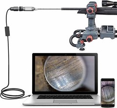 TESLONG Rigid Rifle Borescope Cleaning Inspection Camera Fit .20 Caliber &Larger