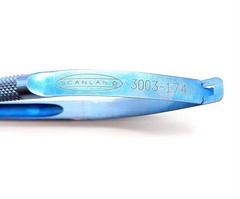 Scanlan 3003-174 Jacobson Micro Needle Holder Curved Diamond Dust Titanium