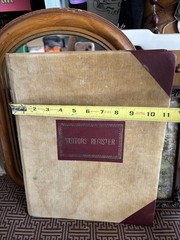 Vintage 1976 Visitors Register Guest Book Large Ledger Journal Partially Filled
