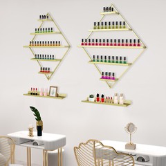Rhombus?Nail?Polish?Racks, Wall-mounted Nail Polish Racks, 5-tier Display Racks