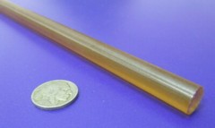 Ultem PEI Rod 1000-1000 Natural .500″ (1/2″) Diameter Rod x 1 Ft Long