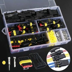Car Truck Boat 1-6 Pin Waterproof Electrical Connectors Kit with Terminals Seals