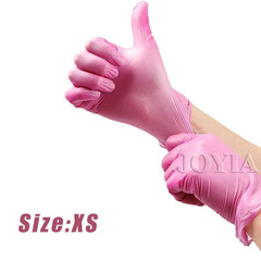 Disposable Gloves XS Latex Powder Free Nitrile Vinyl Glove Extra Small Hands for
