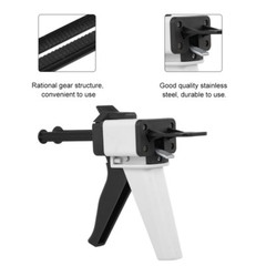 1:1 /1:2 Ratio Dental Impression Mixing Dispenser Caulking Gun 50ml TB219 TOS