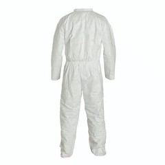 Dupont TY120S-2XL Tyvek 400 Coverall Plain Suit Zipper Front Case/25 Ea