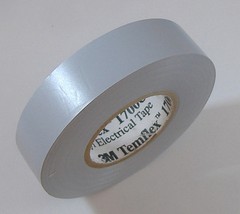 PREMIUM GRADE 3M TEMFLEX GRAY SILVER VINYL ELECTRICAL TAPE 3/4″ X 66′