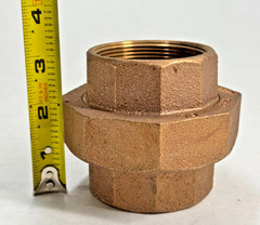 2″ 125 lb. Brass Union Female NPT (FIP) Both Ends