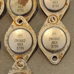 Lot Of 22 2N5882 Transistor GP BJT NPN 80V 30A By Motorola