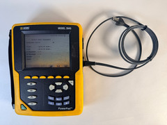 AEMC 3945 Powerpad 3-PHASE Power Analyzer • Works •Parts/Repair • No Test Cables
