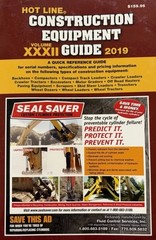 2019 Hot Line Construction Equipment Guide SC Reference Values for Machinery