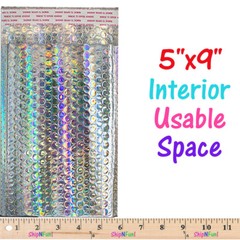 5×9″ CHOOSE! Pink, Holographic,Rose Bubble Mailers, Padded Shipping Envelopes!
