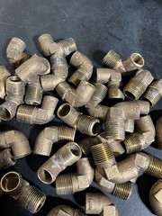 50 – 1/2″ NIBCO COPPER BRASS MALE ELBOWS NEW SWEAT SOLDER HEAVY MADE IN USA