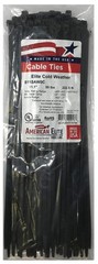 Extreme Cold Weather Black 11″ Inch Cable Zip Ties 50 Pounds Tensile Strength…