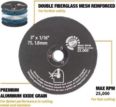 75mm Metal Cutting Disc Angle Grinder Accessories for Wood Iron Metal Pvc Cut