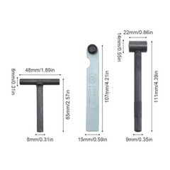 Universal 3pcs/set Motorcycle Engine Valve Adjustment Tool Valve Screw Wrench