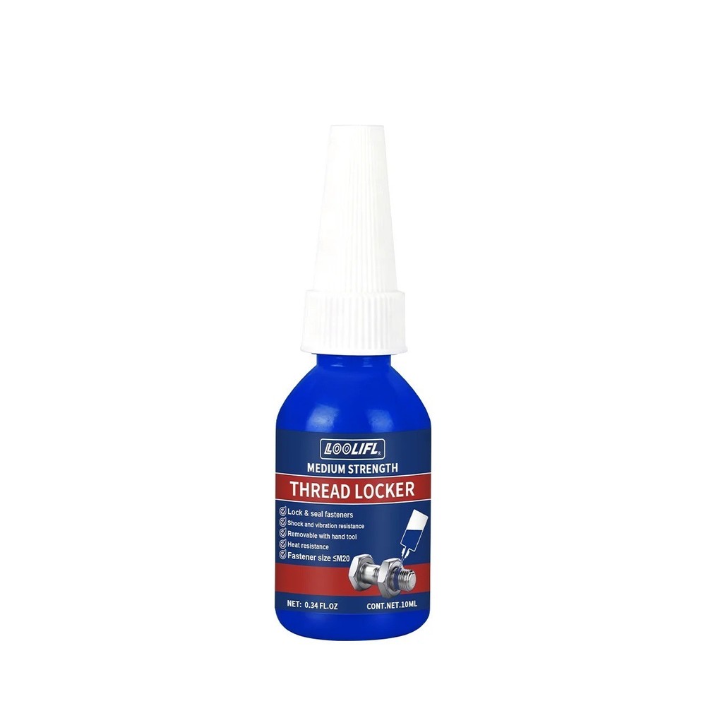 Threadlocker Blue, Thread Lock Medium Strength Lock Tight for Nuts, Bolts, Faste