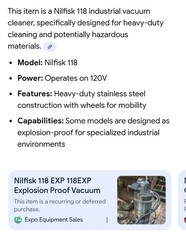 Nilfisk 118 Industrial Vacuum
