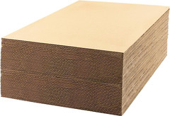 Golden State Art, 50 Pack 5X7 Corrugated Cardboard Sheets Cardboard Inserts Flat
