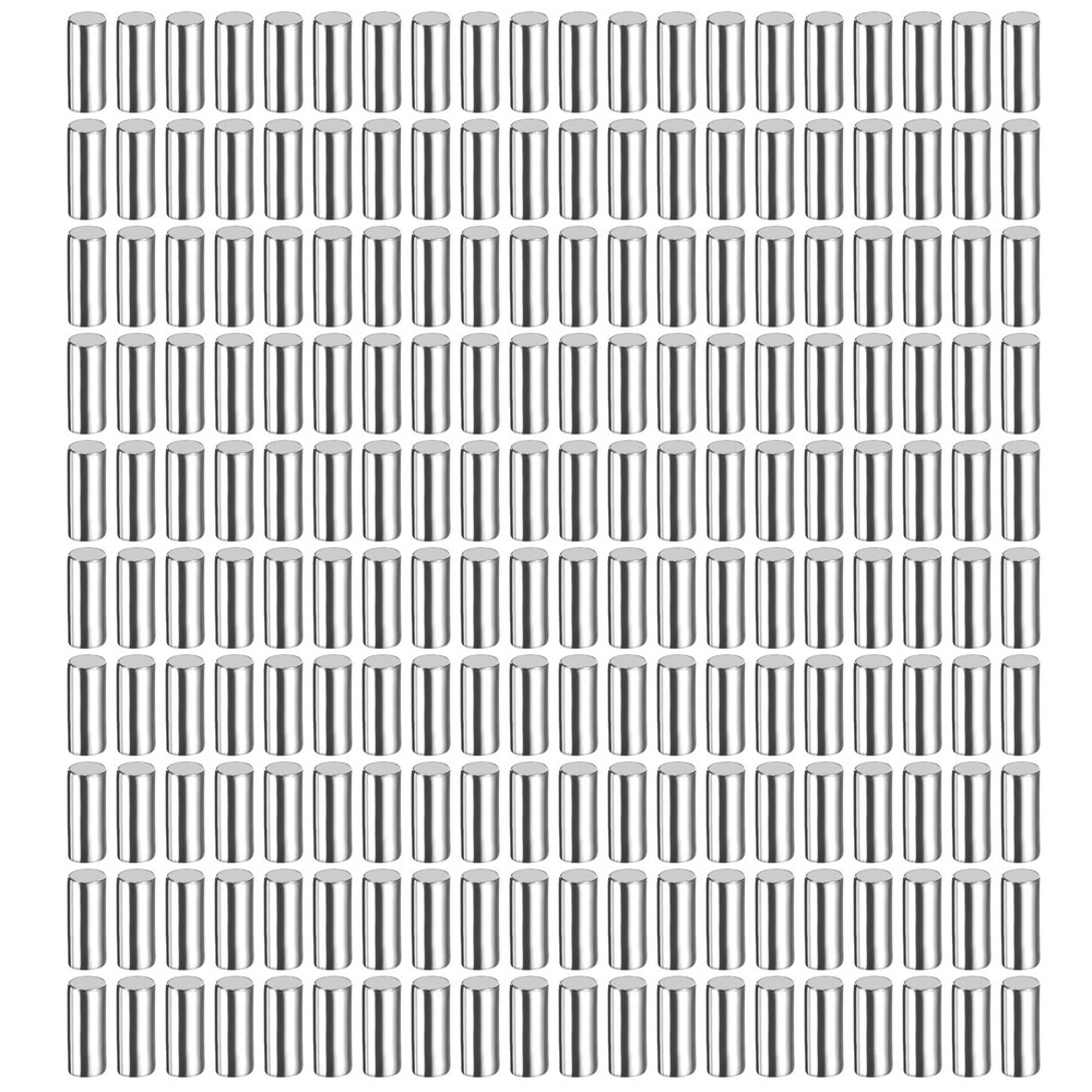 200Pcs 2 x 5 mm Dowel Pins 304 Stainless Steel Shelf Support Peg Pin Silver