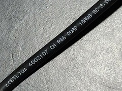 Vertical Cable RG-6Q Quad Shield BC Coaxial Satellite Video Cable Black /100ft