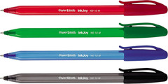 Inkjoy 100ST Ballpoint Pens | Medium Point (1.0Mm) | Classic Colours | 4 Count