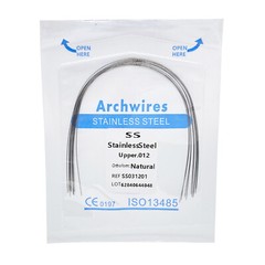 Dental Orthodontic Arch wire Stainless Steel S.S Round Rectangular Natural Form