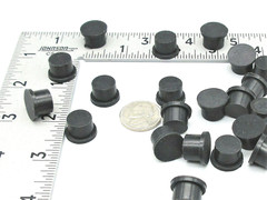 11mm Rubber Hole Plugs Push In Foot Bumper Compression Stem Various Pack Sizes