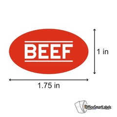 Officesmartlabels – Pork Meat Sticker Bundle For Meat Markets
