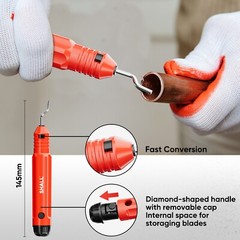 SHALL 4-Piece Tubing Cutter Set, for Copper, Aluminum, Stainless Steel,PVC Pipe